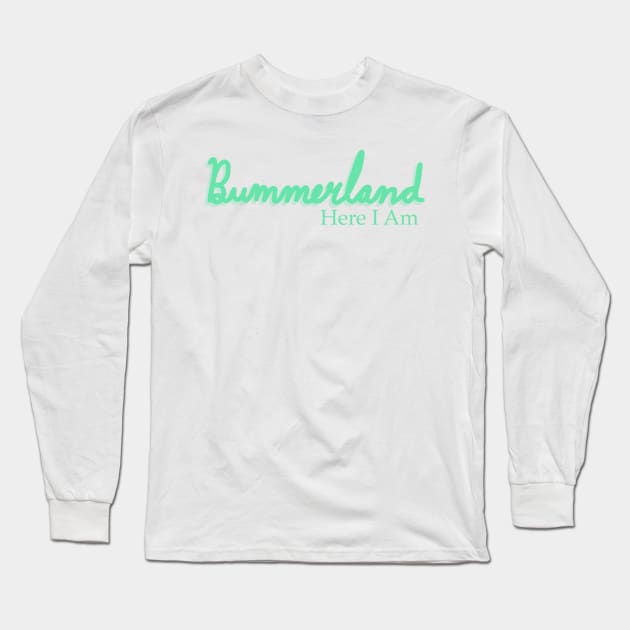 Bummerland AJR Lyrics Long Sleeve T-Shirt by CMORRISON12345